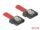 DELOCK SATA-Kabel SATA III -> SATA St/St 0.10m FLEXI rot
