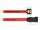 DELOCK SATA-Kabel SATA III -> SATA St/St 0.10m FLEXI rot