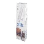 LogiLink LPS402 Verlängerungskabel 1,5 m 5 AC-Ausgänge Drinnen Weiß
