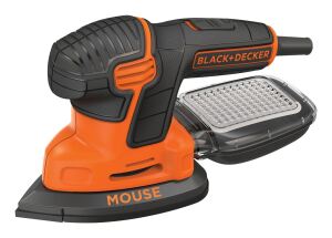Black & Decker KA2000-QS Tragbares Schleifgerät Delta-Schleifmaschine 14000 RPM Schwarz, Orange