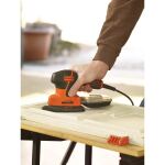 Black & Decker KA2000-QS Tragbares Schleifgerät Delta-Schleifmaschine 14000 RPM Schwarz, Orange
