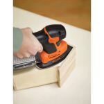 Black & Decker KA2000-QS Tragbares Schleifgerät Delta-Schleifmaschine 14000 RPM Schwarz, Orange