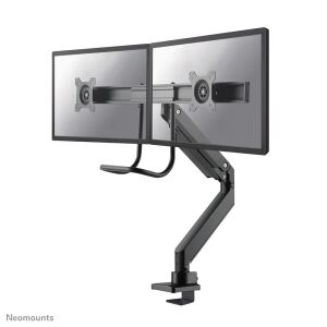 Neomounts NM-D775DXBLACK Monitorarm 10-32" - Gasfeder - Topfix - 180°-Stopp