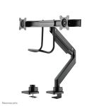 Neomounts NM-D775DXBLACK Monitorarm 10-32" - Gasfeder - Topfix - 180°-Stopp