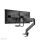 Neomounts NM-D775DXBLACK Monitorarm 10-32" - Gasfeder - Topfix - 180°-Stopp