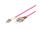 Alcasa LC/SC, 10m InfiniBand/Glasfaserkabel Violett