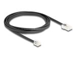 DeLOCK Telefonkabel RJ45 Stecker zu RJ11 Stecker schwarz 2 m