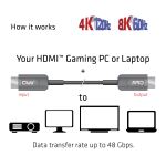 CLUB3D CAC-1376 HDMI-Kabel 10 m HDMI Typ A (Standard) Schwarz