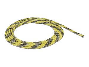 DELOCK Geflechtschlauch dehnbar 2 m x 6 mm schwarz-gelb