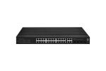 LevelOne Hilbert 28-Port Industrial Gigabit Smart Lite Switch, 24 x Gigabit RJ45, 4 x Gigabit SFP/RJ45 Combo