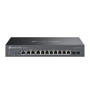 TP-Link Omada ER7412-M2(UN) Kabelrouter 2.5 Gigabit Ethernet, Gigabit Ethernet Schwarz