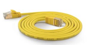 Wantec 7174 Netzwerkkabel Gelb 1,5 m Cat7 S/FTP (S-STP)