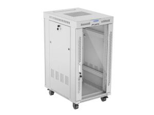 Lanberg FF01-6822-12SL Rack 22U Freistehendes Gestell Grau
