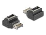 DELOCK Adapter USB 10 Gbps Typ-E Key A St > Bu gewinkelt
