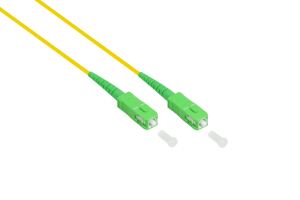Alcasa LW-S915LASA InfiniBand/Glasfaserkabel 15 m LC SC Gelb