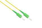 Alcasa LW-S915LASA InfiniBand/Glasfaserkabel 15 m LC SC Gelb