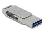 DELOCK USB 3.2 Gen1 USB-C+Typ-A Speicherstick 32 GB - Metall