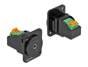 DELOCK D-Typ Modul 3,5mm 3 Pin Klinkenbuchse > Terminalblock