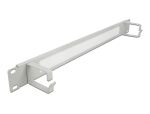DELOCK 19" Kabelmanagement Bürstenleiste 2 Bügel 1 HE grau