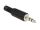 DELOCK Klinkestecker 3,5mm 3Pin lötbar schwarz