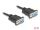 DeLOCK Seriell Kabel RS-232 D-Sub9 Buchse zu Buchse mit schmalem Steckergehäuse 2 m