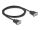 DeLOCK Seriell Kabel RS-232 D-Sub9 Buchse zu Buchse mit schmalem Steckergehäuse 2 m