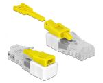 DELOCK RJ45 Port Blocker Set 5 Stück weißgelb