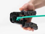 DeLOCK Crimpzange mit Abisolierer und Netzwerktester für 8P (RJ45), 6P (RJ12/11) oder 4P (RJ10) Stecker