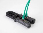 DeLOCK Crimpzange mit Abisolierer und Netzwerktester für 8P (RJ45), 6P (RJ12/11) oder 4P (RJ10) Stecker