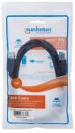 Manhattan Hi-Speed USB B Anschlusskabel, USB 2.0, Typ A Stecker - Typ B Stecker, 480 Mbps, 3 m, Schwarz