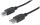 Manhattan Hi-Speed USB B Anschlusskabel, USB 2.0, Typ A Stecker - Typ B Stecker, 480 Mbps, 3 m, Schwarz