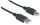 Manhattan Hi-Speed USB B Anschlusskabel, USB 2.0, Typ A Stecker - Typ B Stecker, 480 Mbps, 3 m, Schwarz