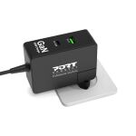Port Designs 902103 Ladegerät für Mobilgeräte Laptop, Smartphone, Tablets Schwarz AC Drinnen