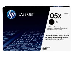HP 05X Schwarz Original LaserJet Tonerkartusche mit hoher Reichweite