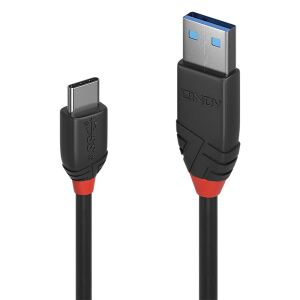 Lindy 36917 USB Kabel USB 3.2 Gen 1 (3.1 Gen 1) 1,5 m USB A USB C 10 Gbit/s Schwarz