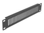 DELOCK 10" Netzwerkschrank Panel mit Lüftungsschlitzen 1 HE