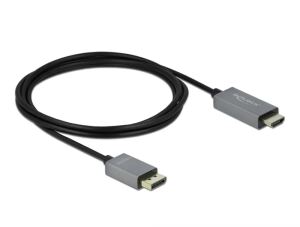 DeLOCK Aktives DisplayPort 1.4 zu HDMI Kabel 4K 60 Hz (HDR) 2 m