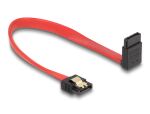 Delock SATA 6 Gb/s Kabel gerade auf oben gewinkelt 20 cm rot