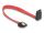 Delock SATA 6 Gb/s Kabel gerade auf oben gewinkelt 20 cm rot