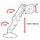 Ergotron HX Series 45-475-216 Flachbildschirm-Tischhalterung 124,5 cm (49") Tisch/Bank Weiß