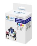 G&G NP-R2-0711-4 Druckerpatrone 4 Stück(e) Kompatibel Schwarz, Cyan, Magenta, Gelb