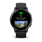 Garmin Vivoactive 5 3,05 cm (1.2") AMOLED 42 mm Digital 390 x 390 Pixel Touchscreen Schwarz WLAN GPS