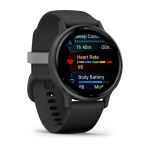 Garmin Vivoactive 5 3,05 cm (1.2") AMOLED 42 mm Digital 390 x 390 Pixel Touchscreen Schwarz WLAN GPS