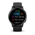 Garmin Vivoactive 5 3,05 cm (1.2") AMOLED 42 mm Digital 390 x 390 Pixel Touchscreen Schwarz WLAN GPS