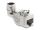 DeLOCK Keystone Modul RJ45 Buchse zu LSA Cat.6A mit Metall Latch werkzeugfrei 90° winkelbar geschirmt