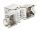 DeLOCK Keystone Modul RJ45 Buchse zu LSA Cat.6A mit Metall Latch werkzeugfrei 90° winkelbar geschirmt