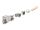 DeLOCK Keystone Modul RJ45 Buchse zu LSA Cat.6A mit Metall Latch werkzeugfrei 90° winkelbar geschirmt