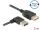 DELOCK USB Kabel A -> A St/Bu 90° li/re 2.00m Easy USB