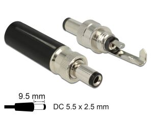 DELOCK Steckverbinder DC 2.5x5.5x9.5mm St