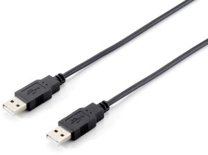 Equip USB 2.0 A auf A Kabel, M/M, 5.0m , Schwarz